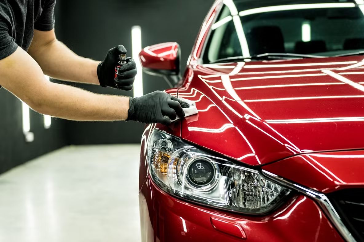 Ceramic coating application